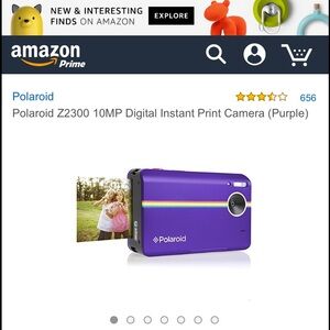📸 Polaroid Digital Picture Print Camera Purple